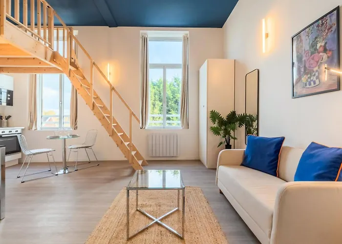 Grand Pour Deux Personnes En Mezzanine Appartement Villeneuve-d'Ascq